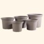 Geo Pot 11.75″ – Taupe